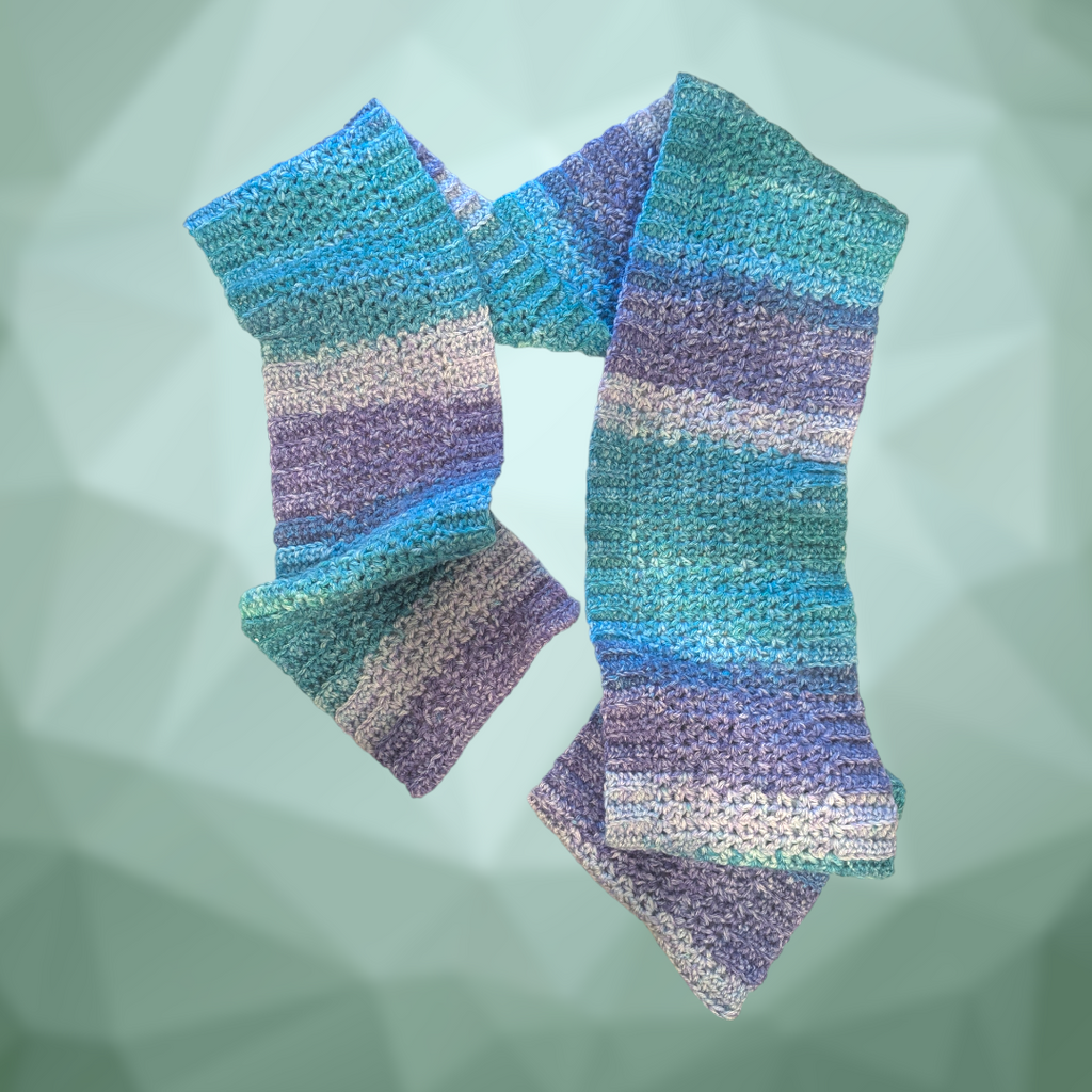 V-Stitch Ridge Scarf