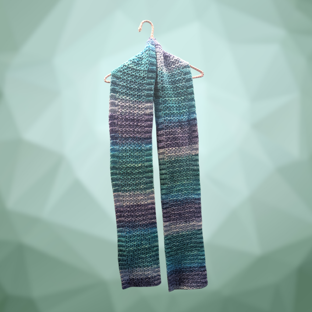 V-Stitch Ridge Scarf