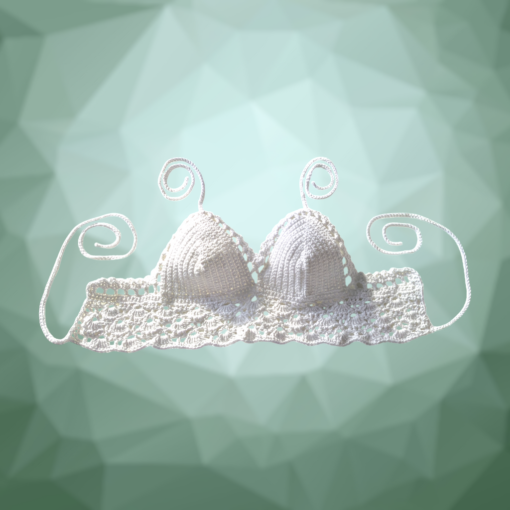 Scalloped Crop Top